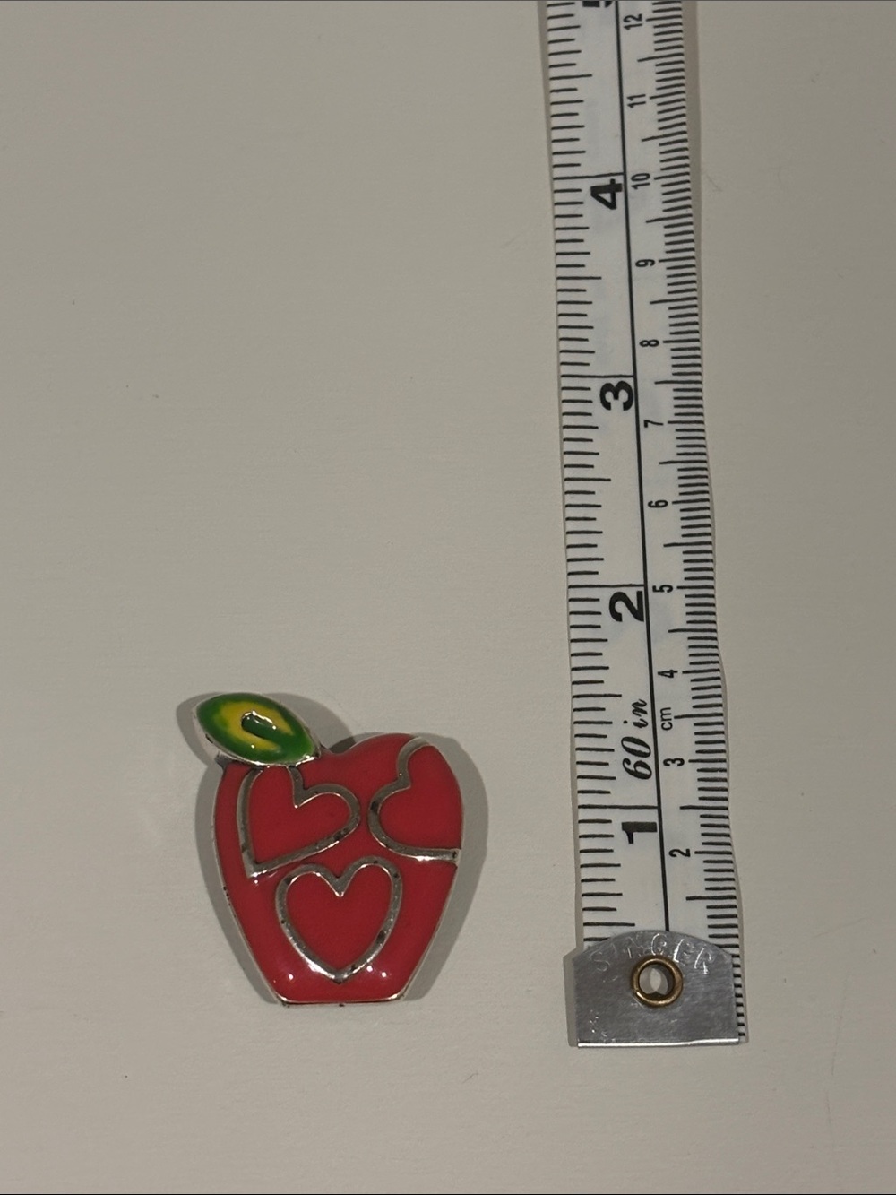 Brighton Red Apple Heart magnet